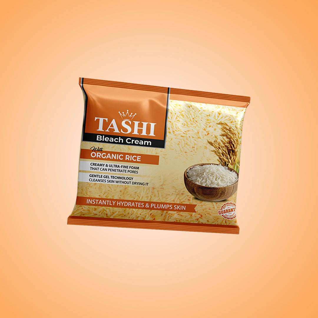 Tashi Bleach Cream with Organic Rice